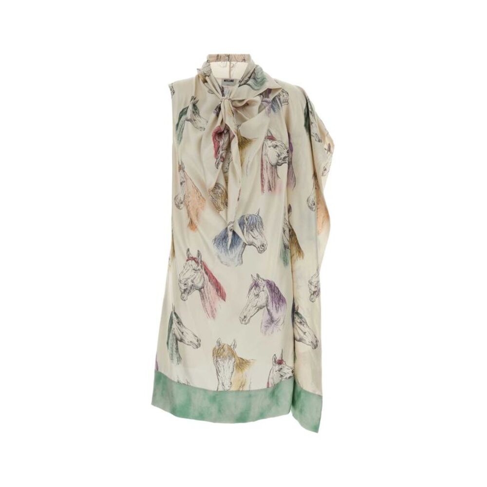 Moschino Women Printed Twill Dress